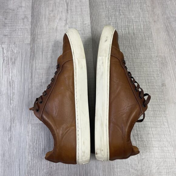 Thursday Everyday Handmade Shoes Mens 12 Brown Leather Lace Up Casual Luxury F - Picture 8 of 10